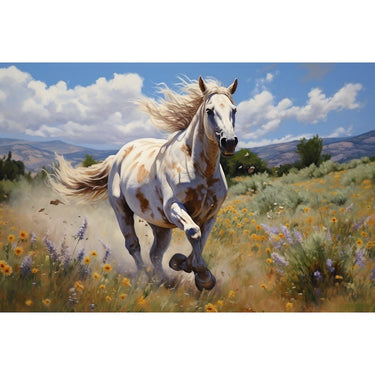 cheval peinture